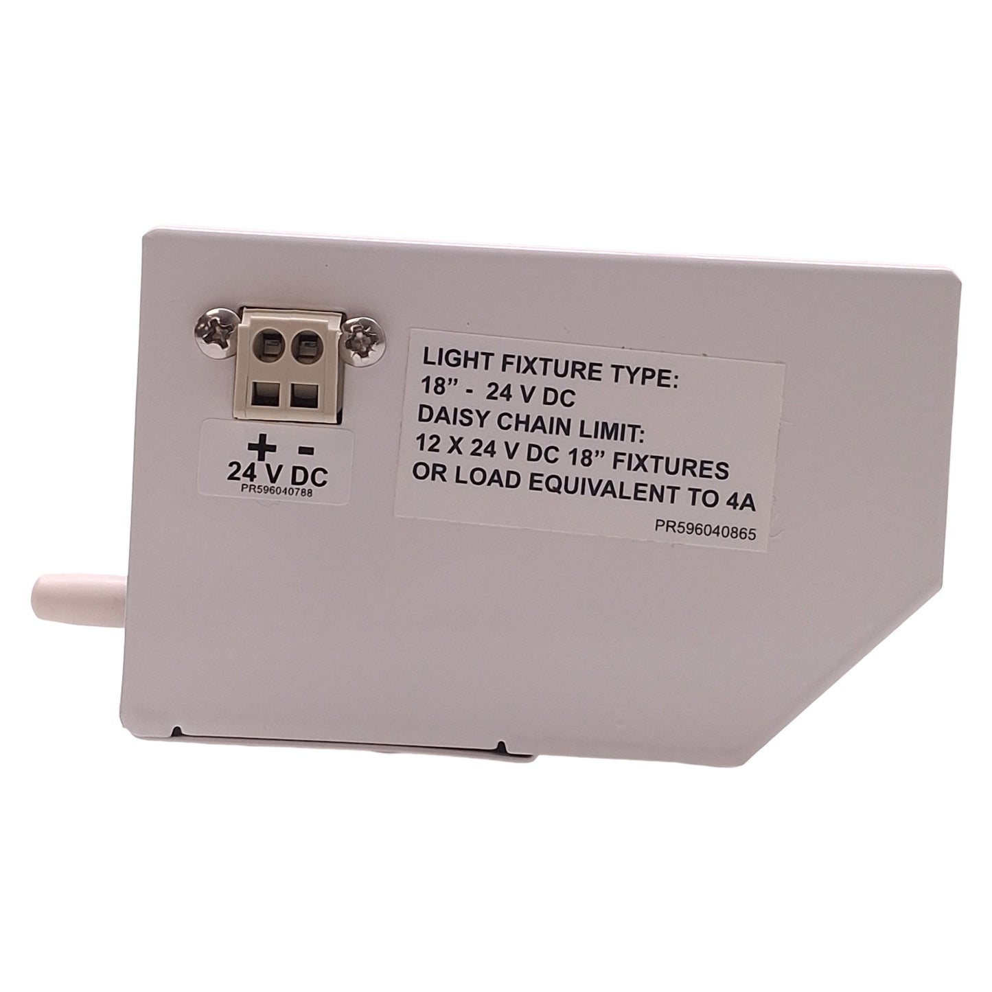 New SCE SCE-LF1824VDC LED Enclosure Light Fixture, 24VDC, 50Lm, 6W, 18in Length