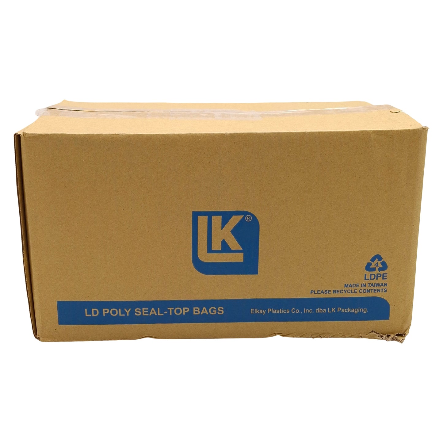 New Box of 1000 Elkay Plastics F20609 LD Poly Seal-Top Bags, 6in x 9in, 2mil