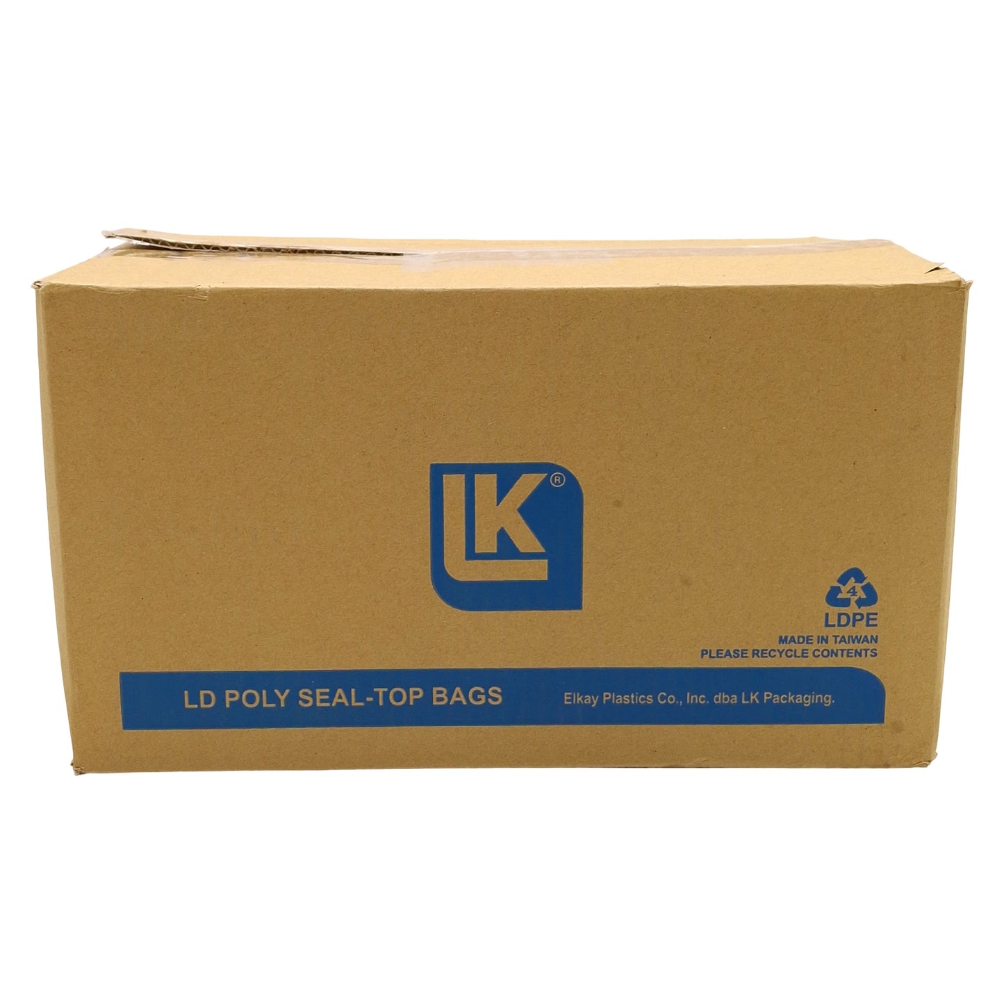 New Box of 1000 Elkay Plastics F20609 LD Poly Seal-Top Bags, 6in x 9in, 2mil