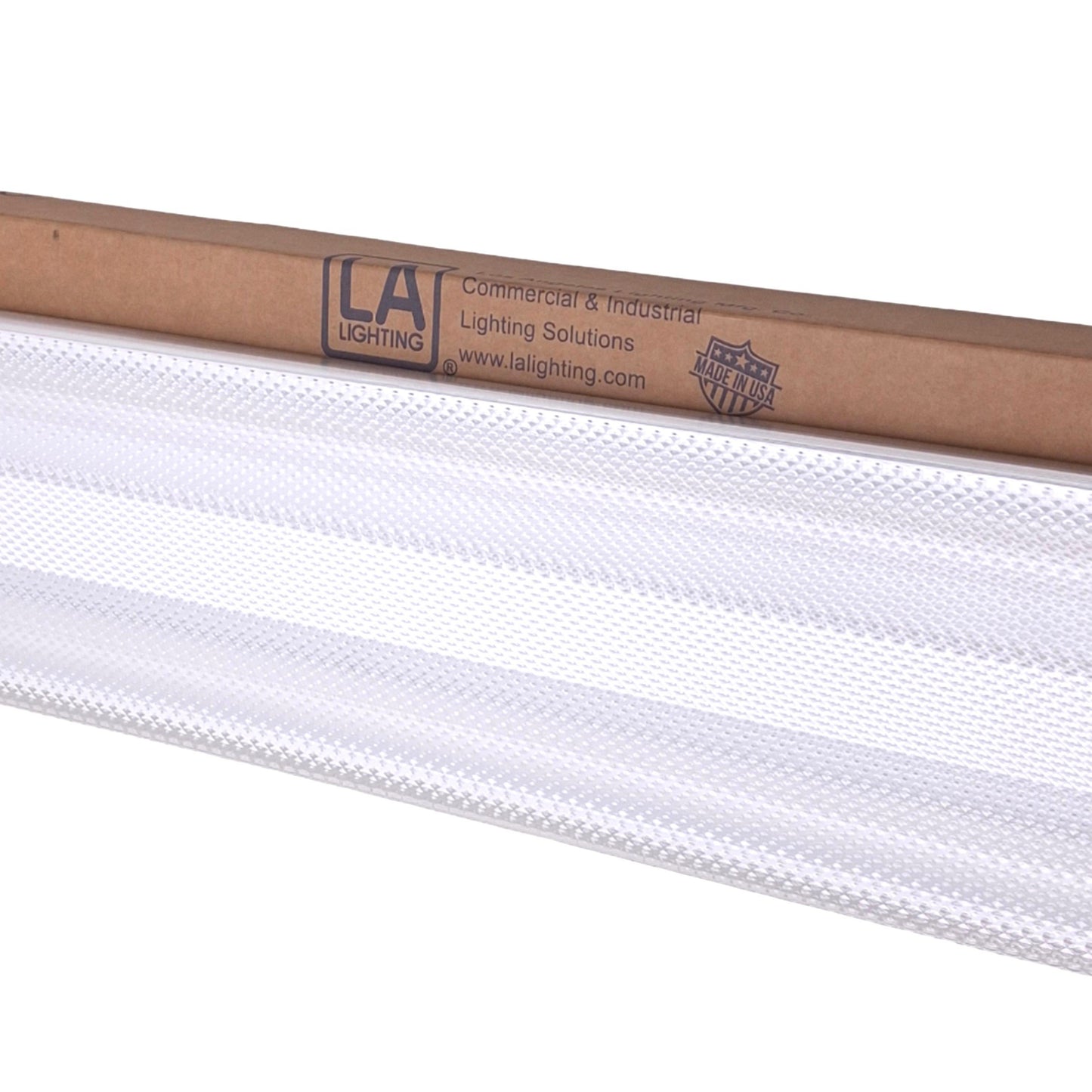 New LA Lighting WAN107-2-4LR-LED8R-UNV Light Fixture, 2-Row 4ft Linear LED, 120-277V