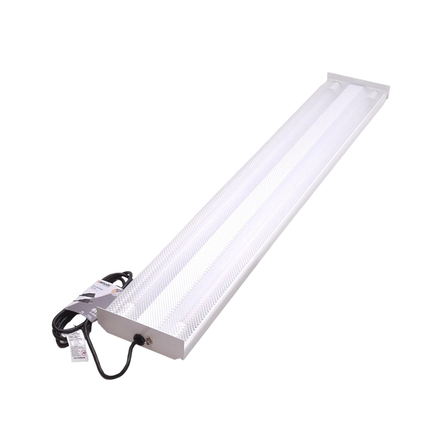New LA Lighting WAN107-2-4LR-LED8R-UNV Light Fixture, 2-Row 4ft Linear LED, 120-277V