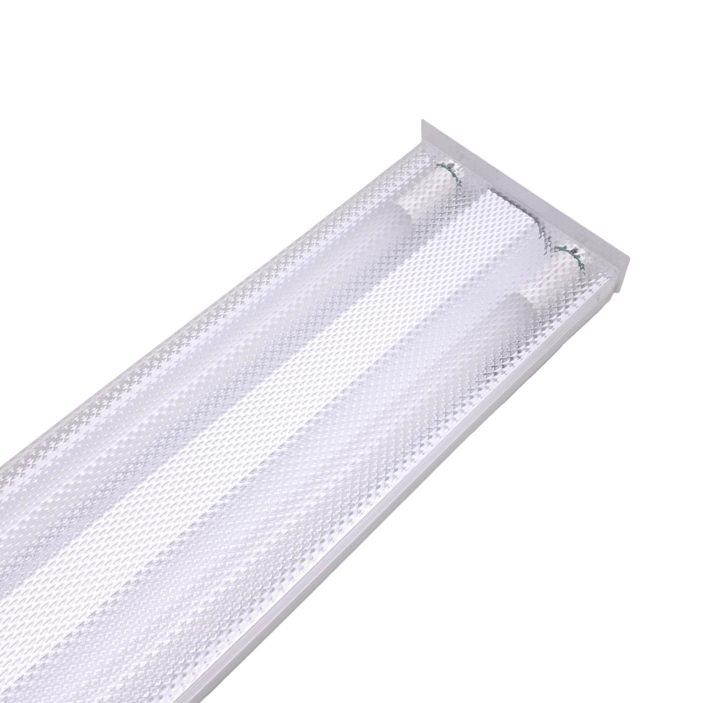New LA Lighting WAN107-2-4LR-LED8R-UNV Light Fixture, 2-Row 4ft Linear LED, 120-277V