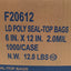 New Box of 1000 Elkay Plastics F20612 LD Poly Seal-Top Bags, 6in x 12in, 2mil