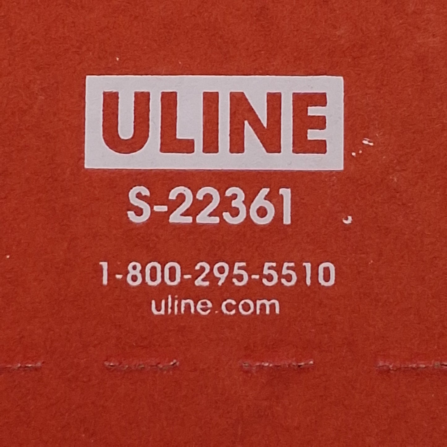 New – Open box Lot of 30 Uline S-22361 "No Stack" Pallet Cone, Red Color, 8 x 8 x 10in