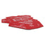 New – Open box Lot of 30 Uline S-22361 "No Stack" Pallet Cone, Red Color, 8 x 8 x 10in