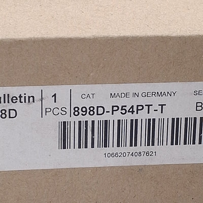 New Allen Bradley 898D-P54PT-T Distribution Box, PNP LED, 4-Port 5-Pin M12, 10-30VDC