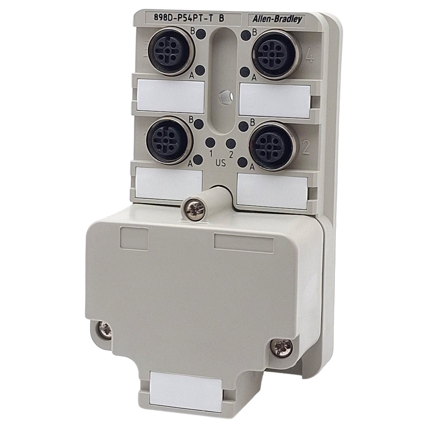 New Allen Bradley 898D-P54PT-T Distribution Box, PNP LED, 4-Port 5-Pin M12, 10-30VDC