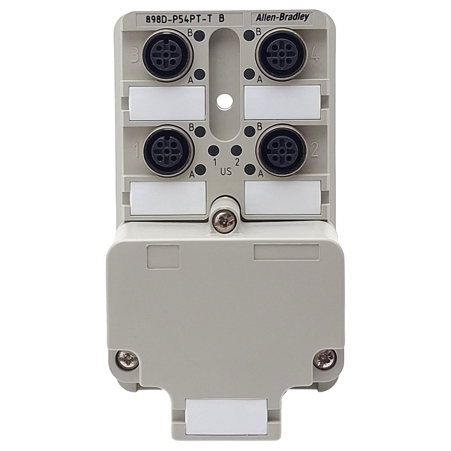New Allen Bradley 898D-P54PT-T Distribution Box, PNP LED, 4-Port 5-Pin M12, 10-30VDC