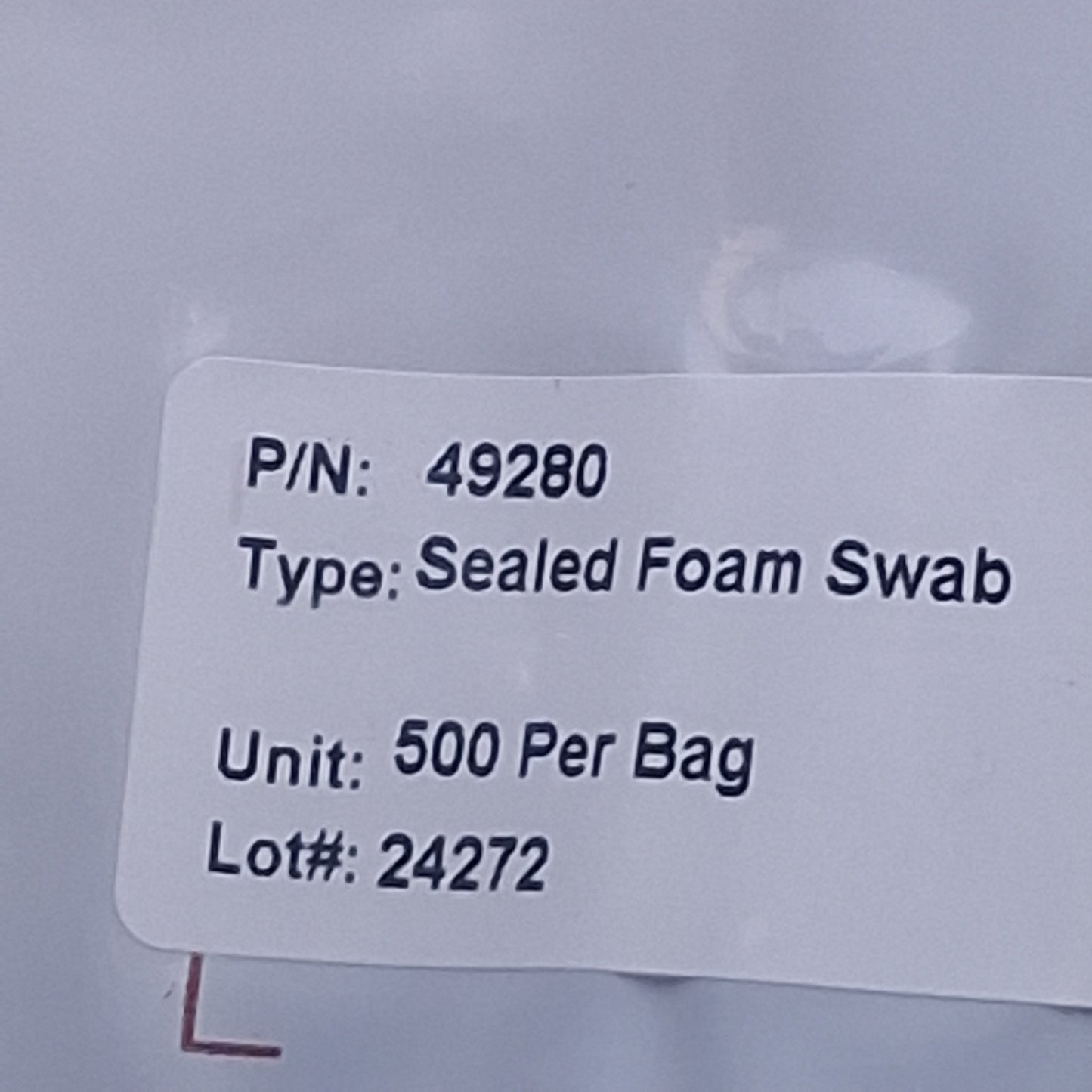 New Coventry 49280 Cleanroom Swab, Polypropylene Tip, 500 Per Pack, 6.5in Length