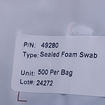 New Coventry 49280 Cleanroom Swab, Polypropylene Tip, 500 Per Pack, 6.5in Length