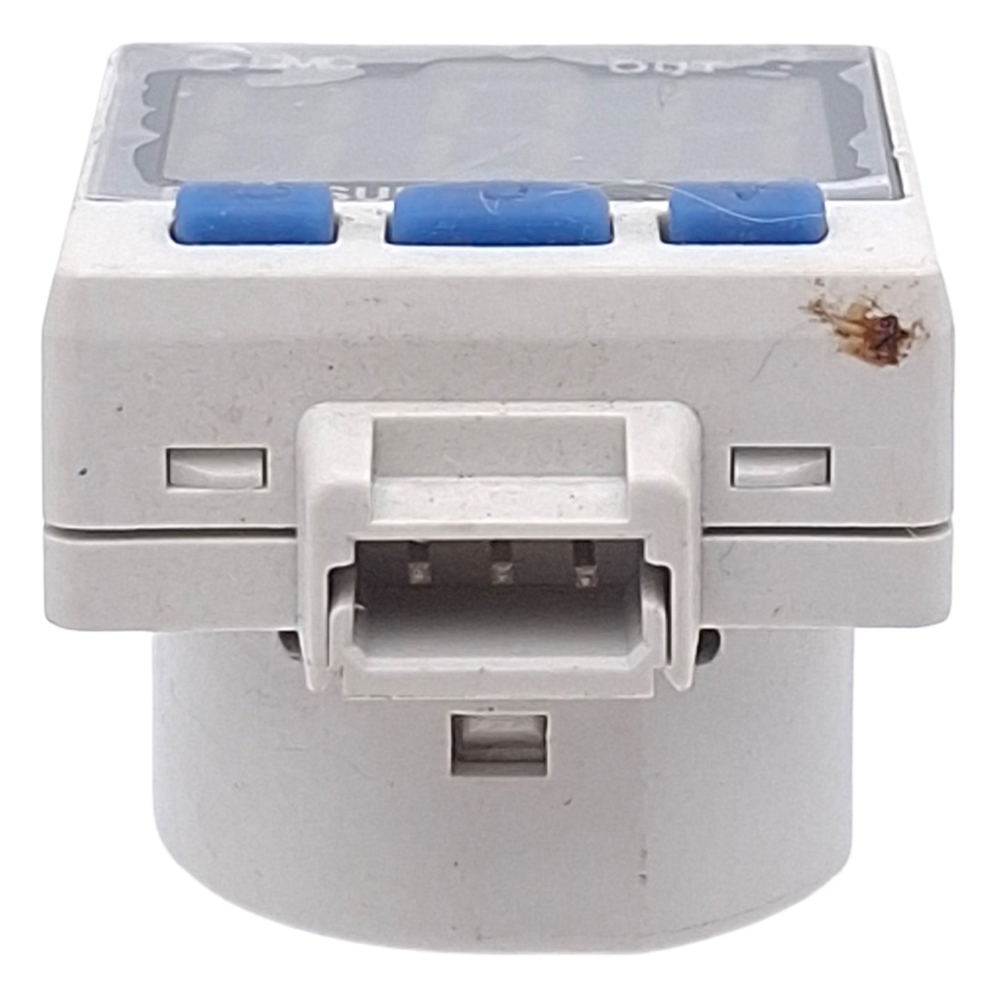 Used SMC ISE35-N-65-M Digital Pressure Switch, PNP, 0-1.0MPa, 12-24VDC, 3-Pin