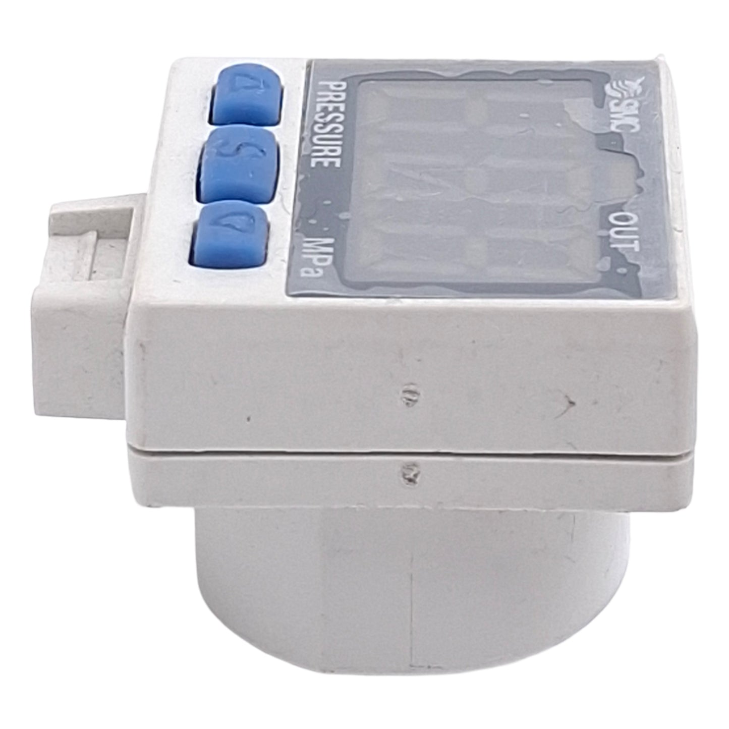 Used SMC ISE35-N-65-M Digital Pressure Switch, PNP, 0-1.0MPa, 12-24VDC, 3-Pin