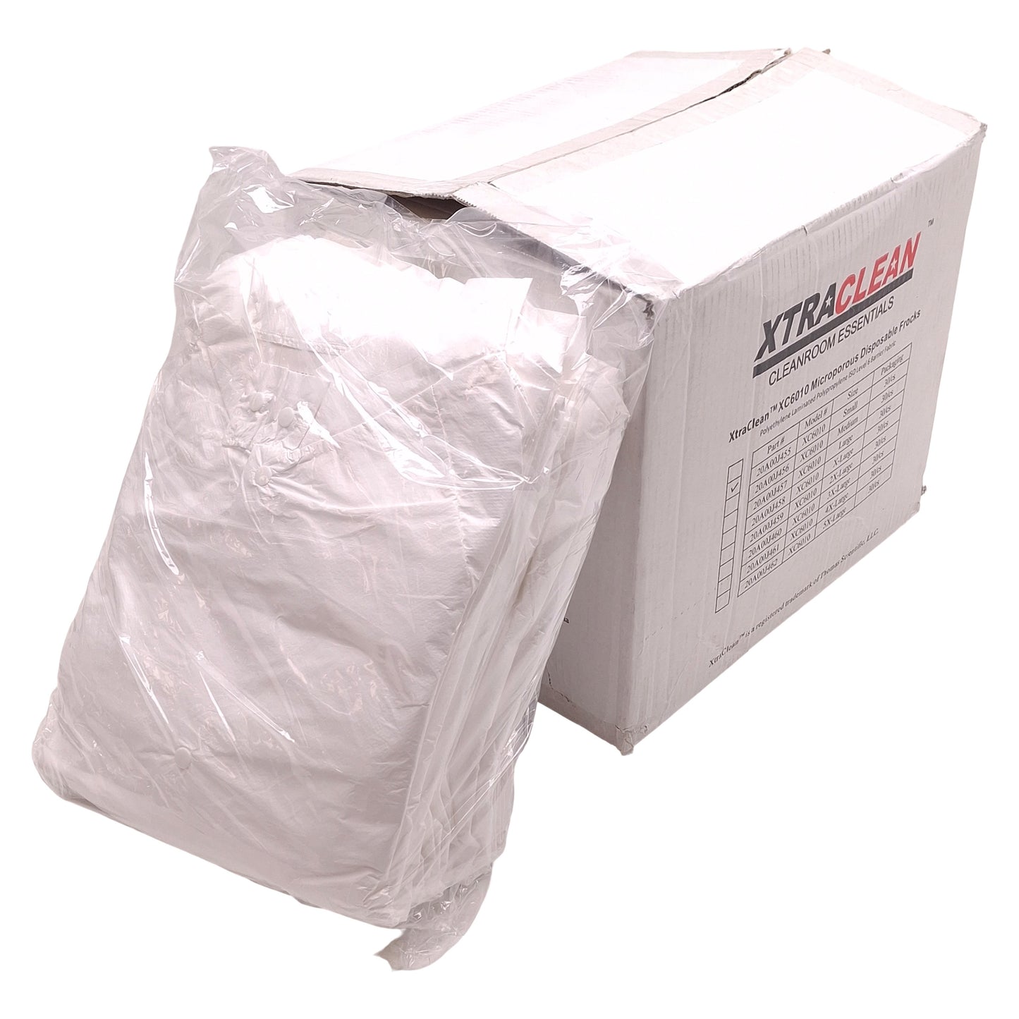 New Thomas Scientific 20A00J455 XtraClean Disposable Frocks, 30 per case, Small