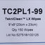 New Teknipure TC2PL1-99 LX Knit Polyester Cleanroom Wipes, 150 Per Bag, 9x9in