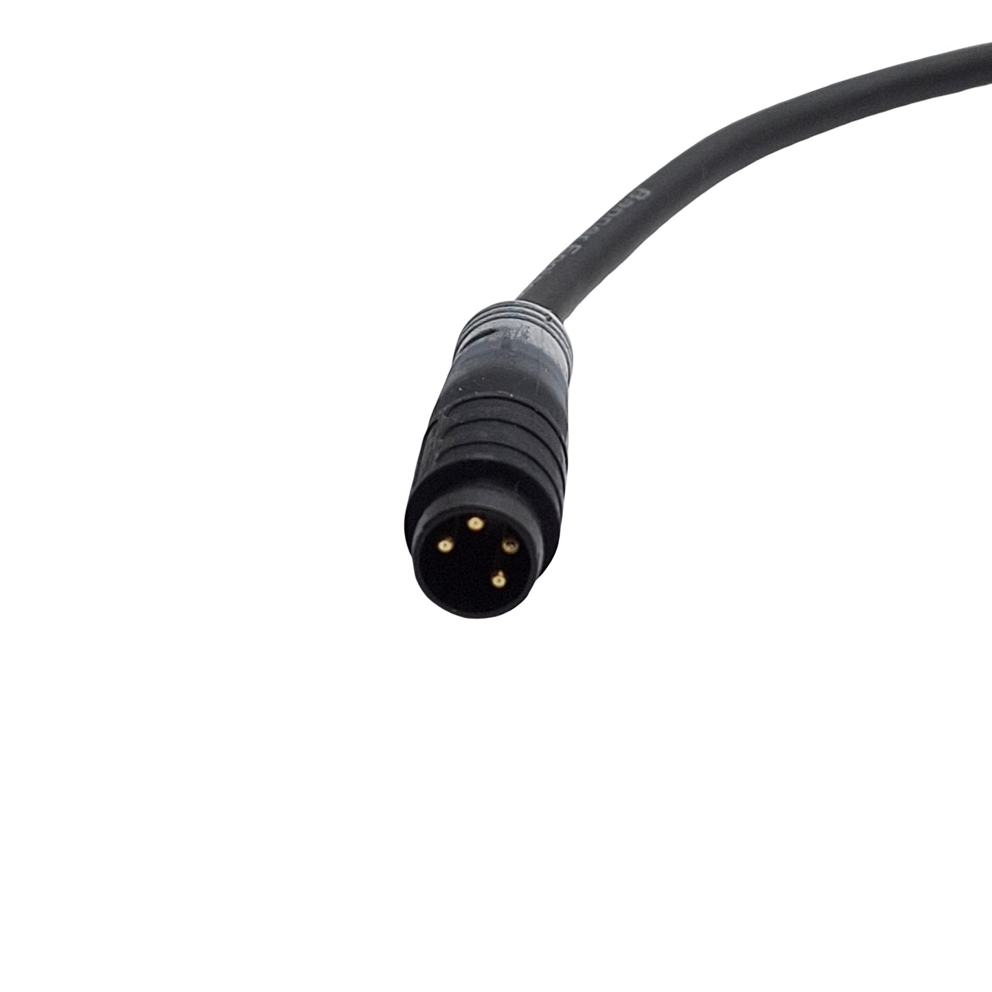 Used Banner D12SP6FVQ Fiber Optic Sensor, 10-30VDC, PNP Output, M8 4-Pin Male