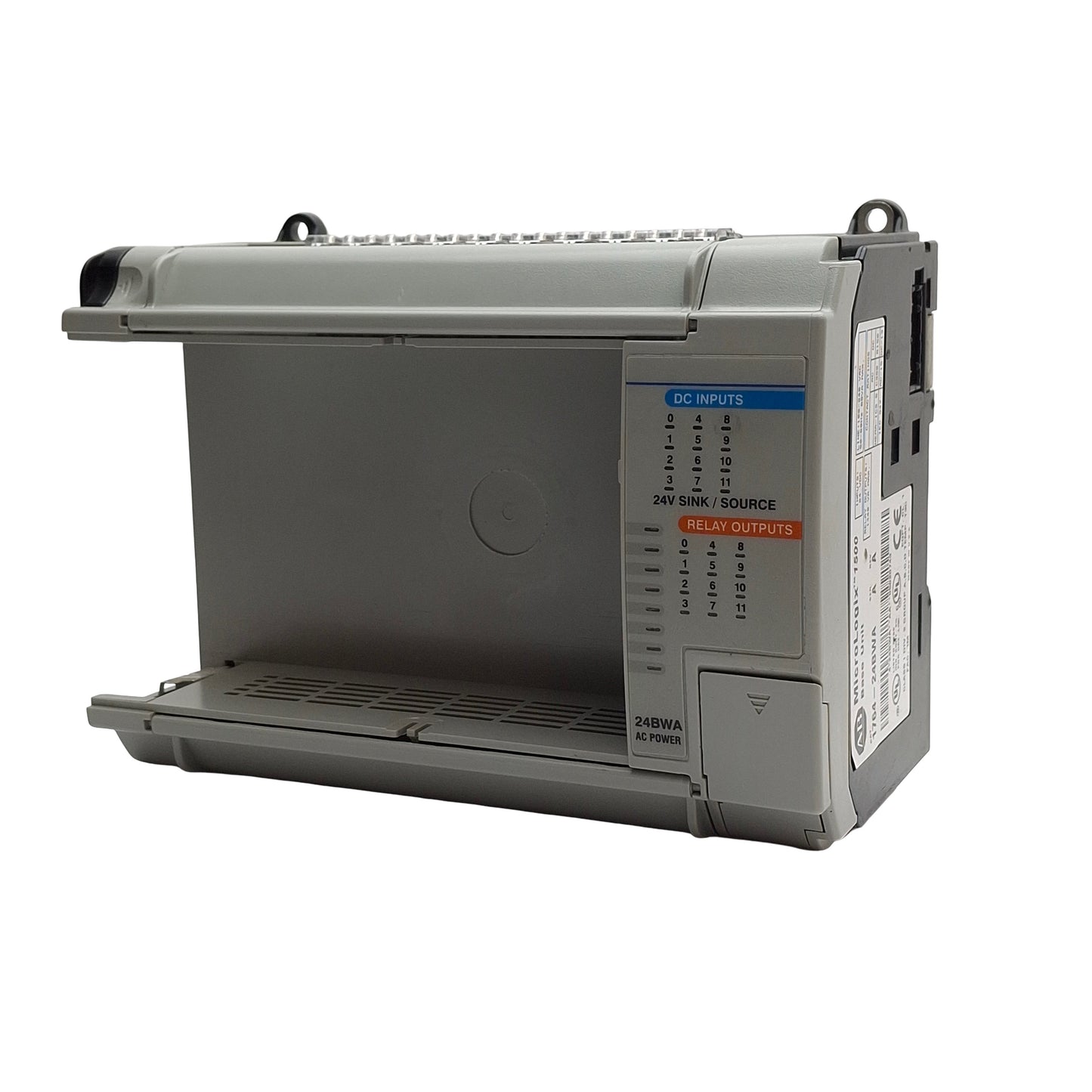 Used Allen Bradley 1764-24BWA Ser A Rev A MicroLogix1500 Base Unit 24x I/O 120/240V