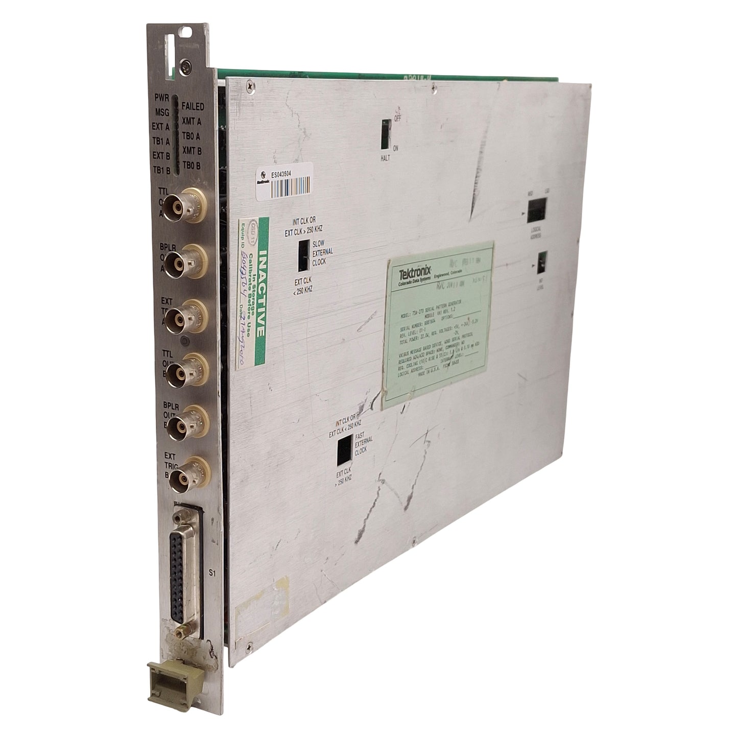 Used Tektronix 73A-270 Arbitrary Pulse/Pattern Generator Module *IDC, Tab, Bent*