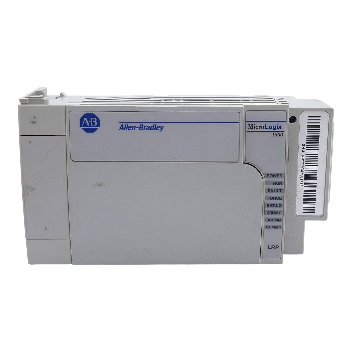 Used Allen Bradley 1764-LRP Ser C FW 14 MicroLogix 1500 Processor Unit, 5VDC