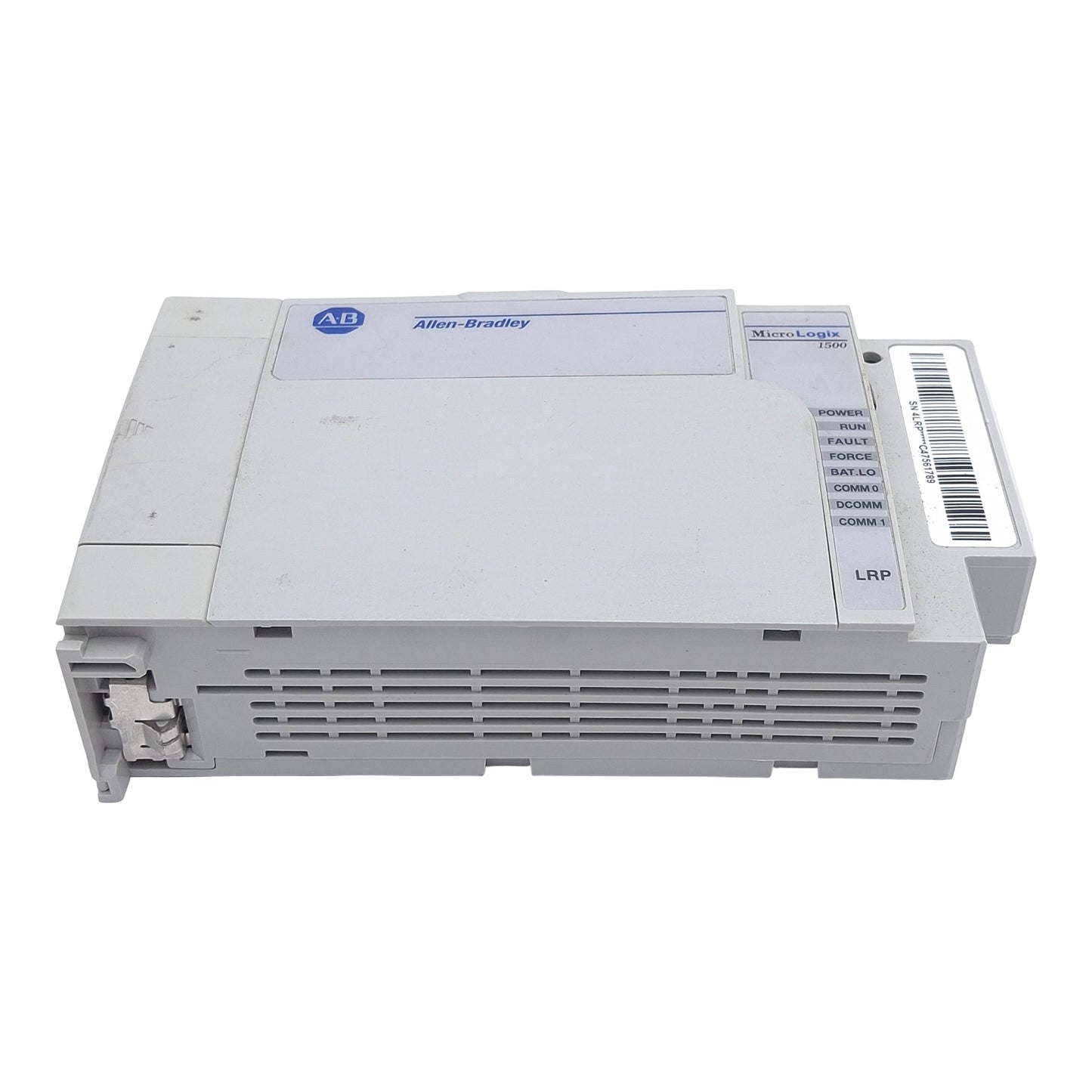 Used Allen Bradley 1764-LRP Ser C FW 14 MicroLogix 1500 Processor Unit, 5VDC