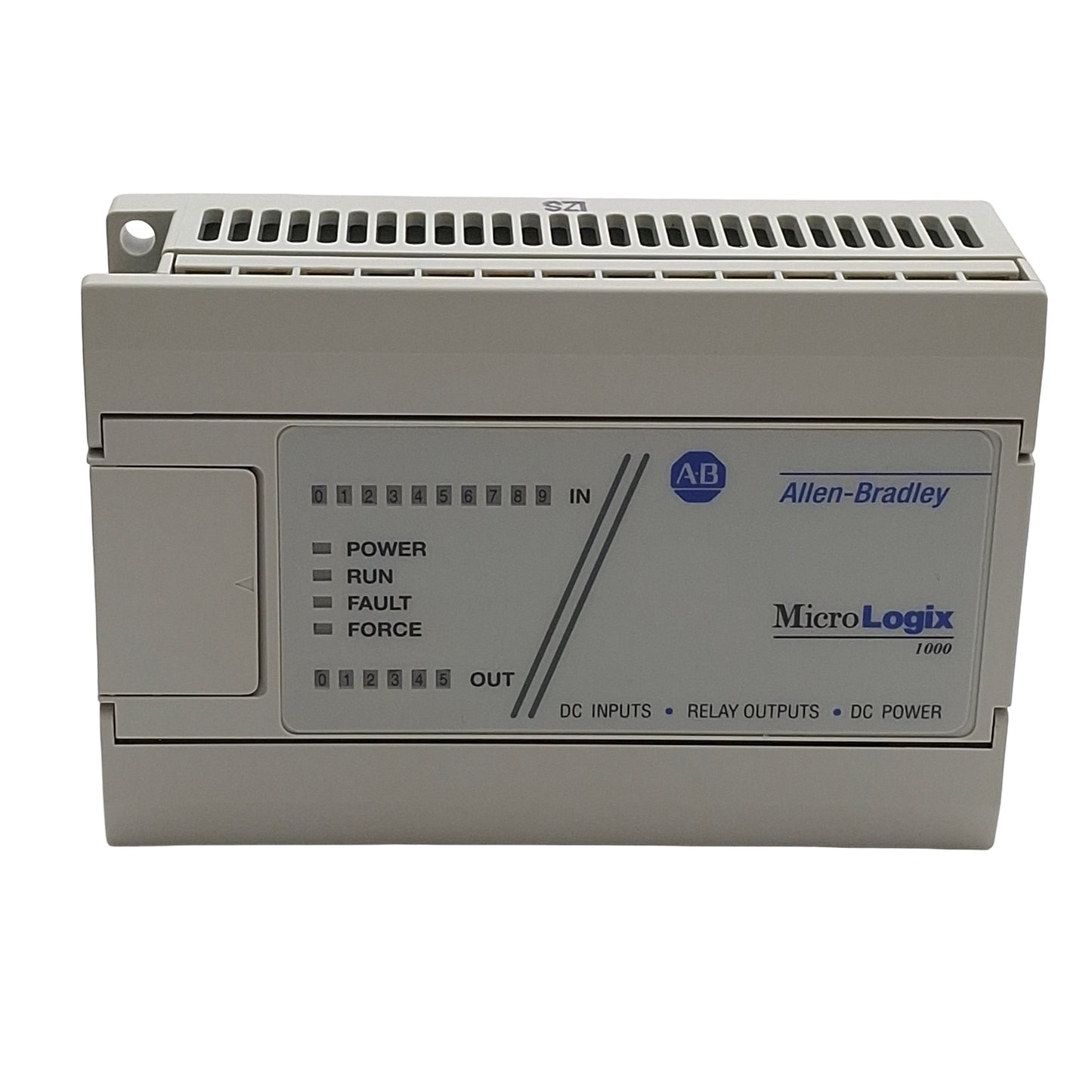 Used Allen Bradley 1761-L16BWB MicroLogix1000 PLC 16DC Inputs, 6 Relay Outputs, 24VDC
