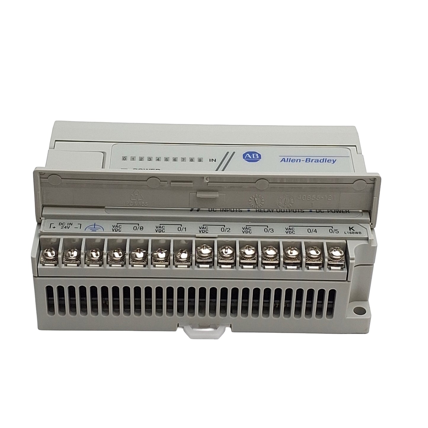 Used Allen Bradley 1761-L16BWB MicroLogix1000 PLC 16DC Inputs, 6 Relay Outputs, 24VDC