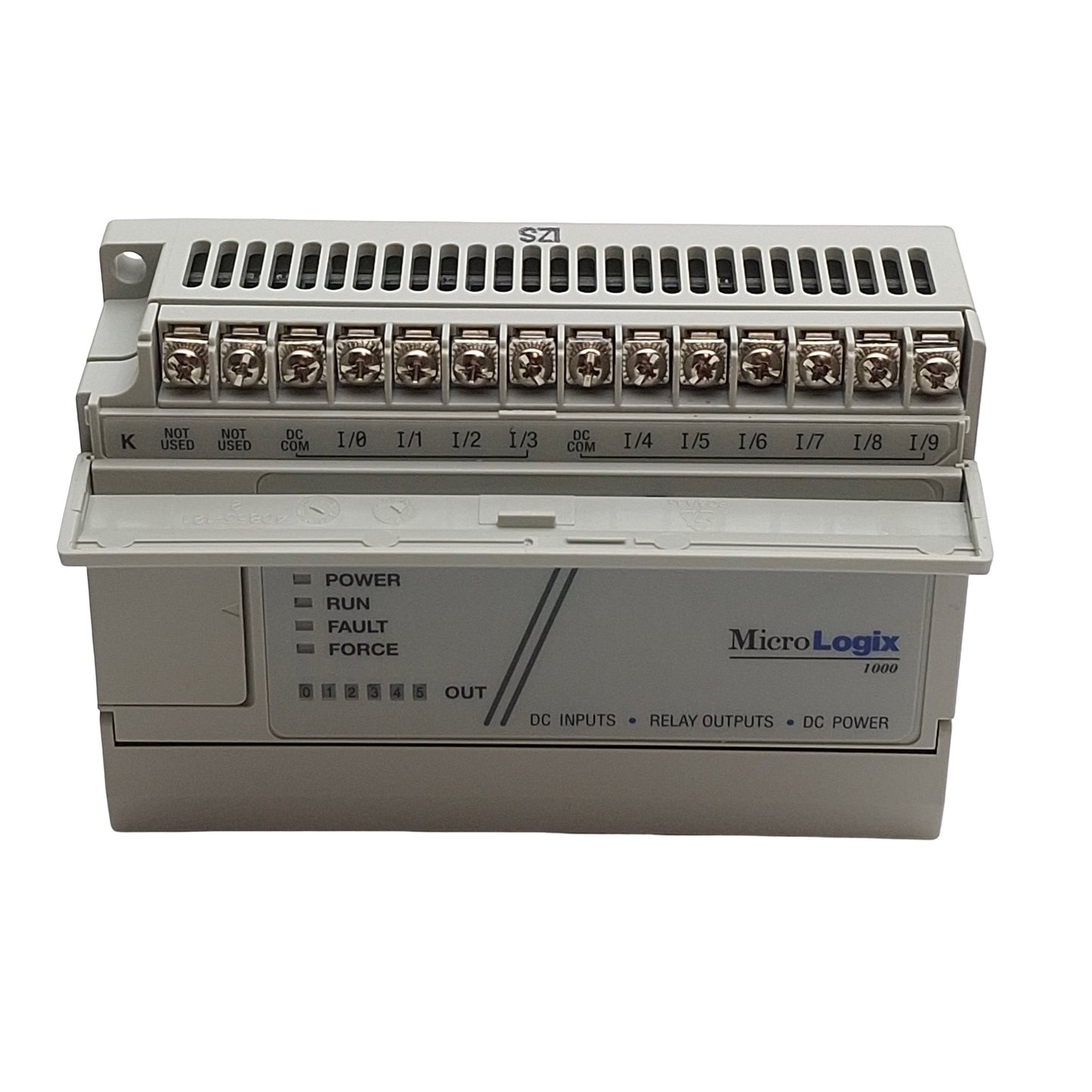 Used Allen Bradley 1761-L16BWB MicroLogix1000 PLC 16DC Inputs, 6 Relay Outputs, 24VDC