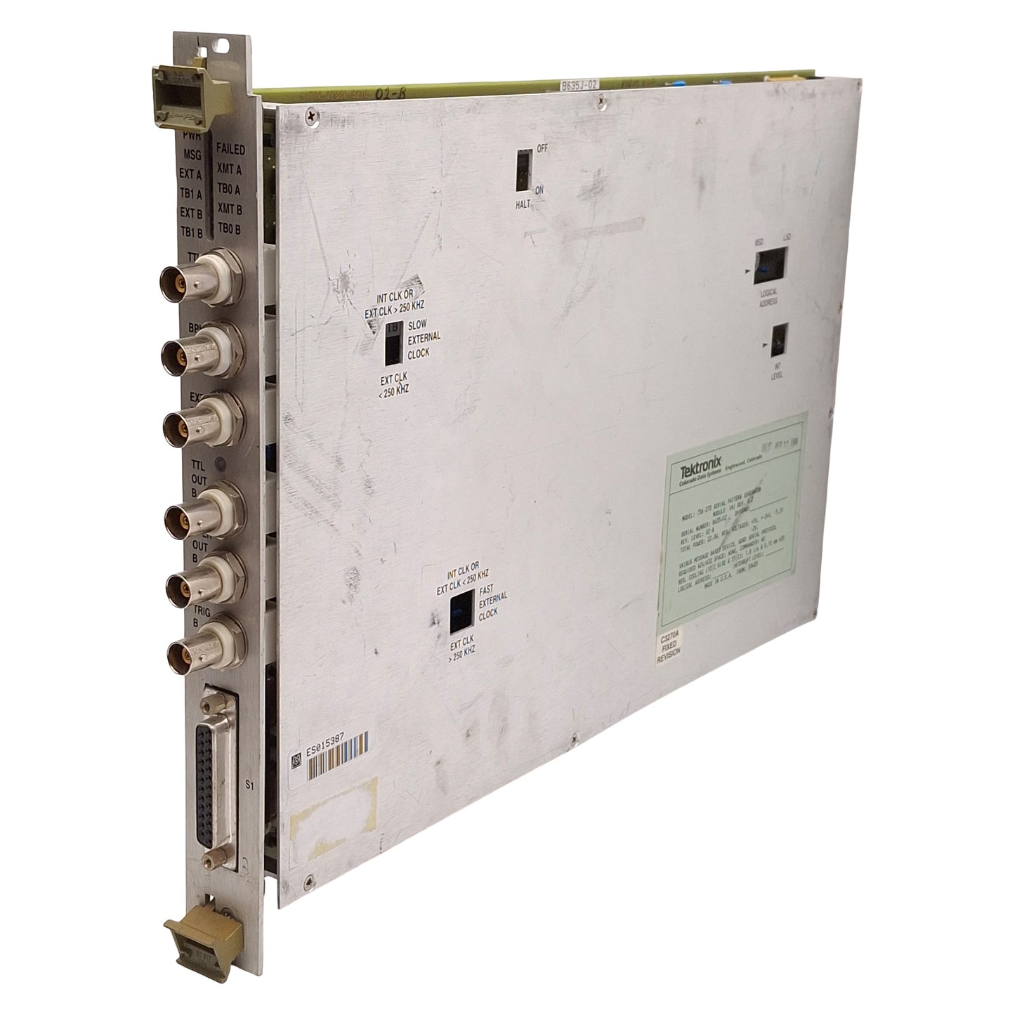 Used Tektronix 73A-270 Arbitrary Pulse/Pattern Generator Module, 2-Channel *Tab*