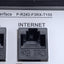 Used GracePort P-R2#2-F3RX-T155 Ethernet Panel Interface Connector, 2-Port, RJ45