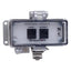 Used GracePort P-R2#2-F3RX-T155 Ethernet Panel Interface Connector, 2-Port, RJ45