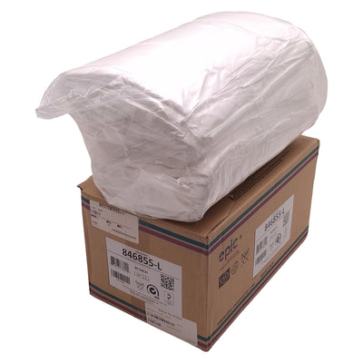 New Case of 30 Epic 846855-L White Reusable General Purpose Work Smock, Large Size