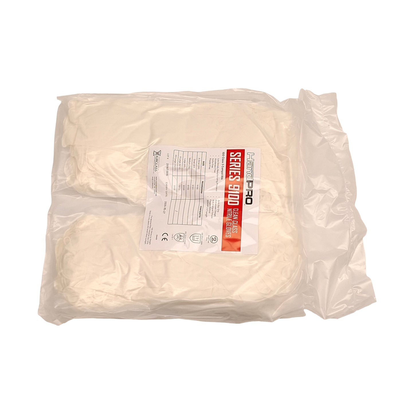 New Case of 1000 Hourglass 9104 HandPRO Cleanroom Glove, Size:XL, ISO5 Class 100