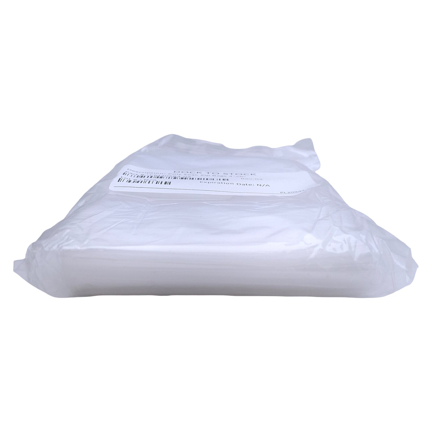 New Lot of 2000 Poly Seal Zip Bag, 4in x 6in Inside Dimensions, 2 Mil Thickness