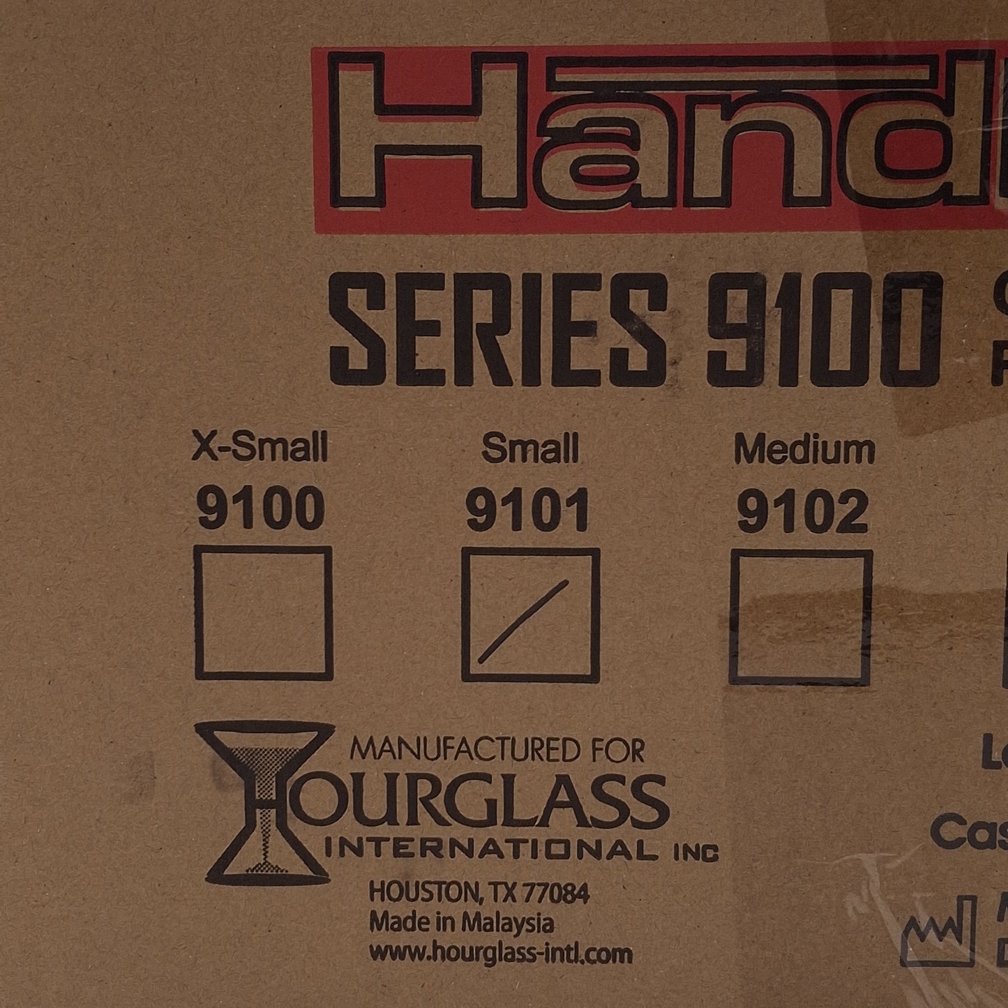 New Case of 1000 Hourglass 9101 HandPRO Cleanroom Glove, Size: S, ISO5 Class 100