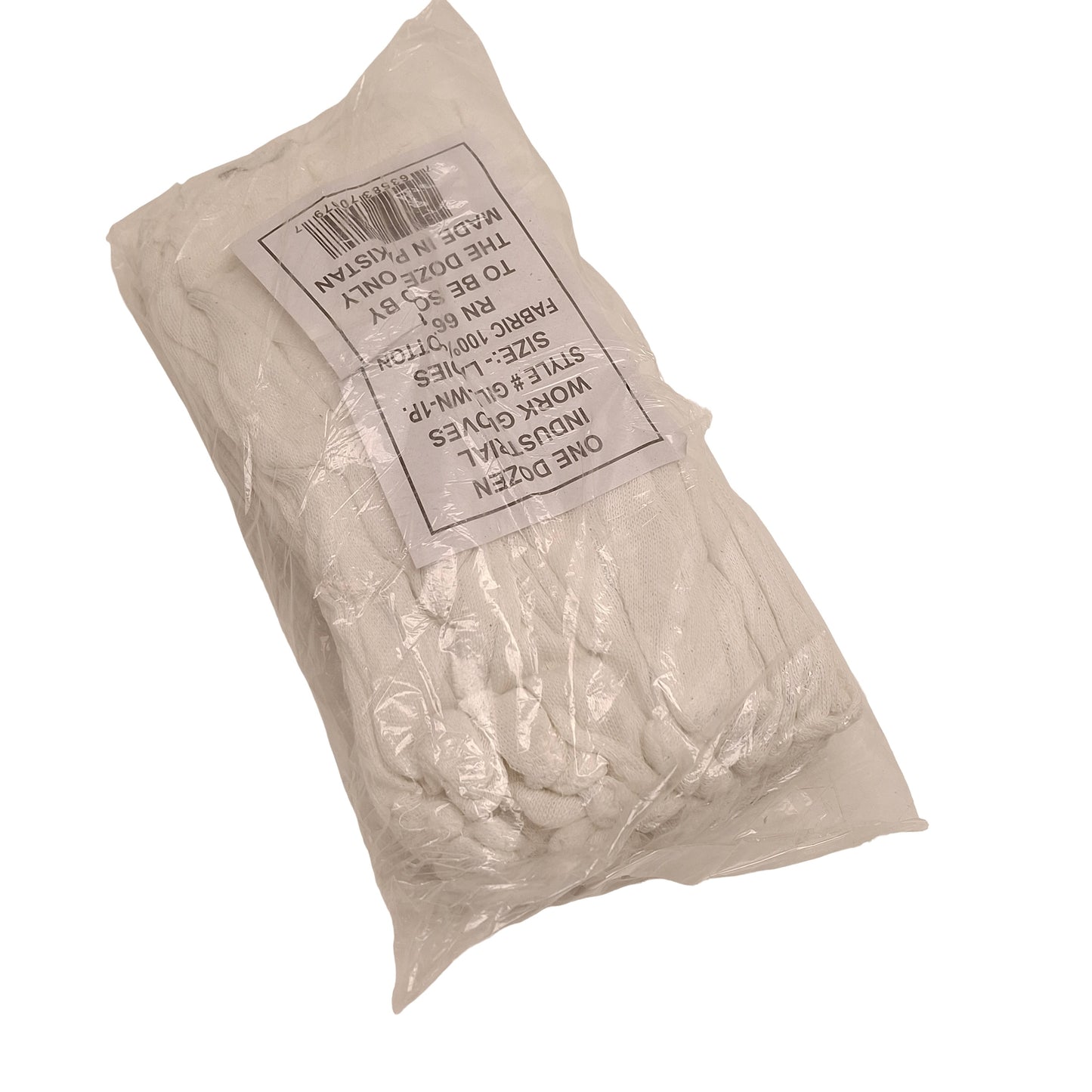 New Case of 1200 Pair Safety Zone GILW-WN-1P Women's Cottons Inspection Glove, Large