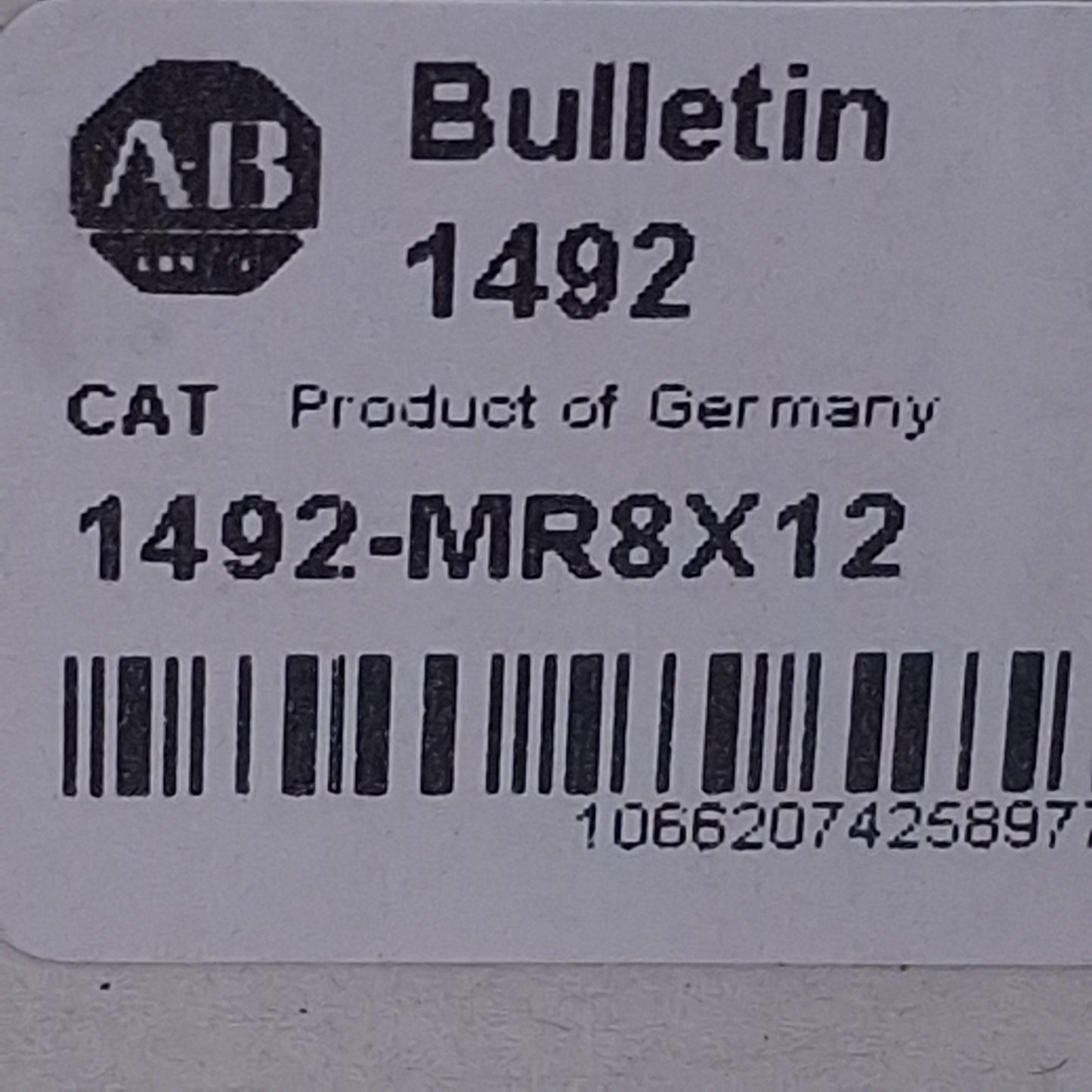 New Lot of 15 Allen Bradley 1492-MR8X12 Snap-In Marker Card, White, 8mm x 12mm