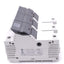 Used Allen Bradley 1492-FB3J60-L Fuse Holder, 3-Pole, 60A 600V, Class J, DIN Rail