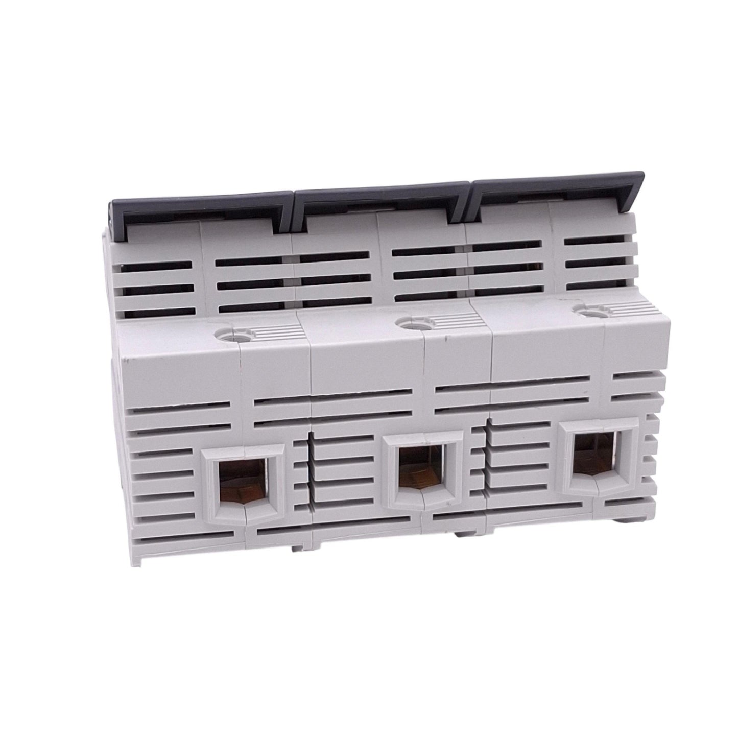 Used Allen Bradley 1492-FB3J60-L Fuse Holder, 3-Pole, 60A 600V, Class J, DIN Rail