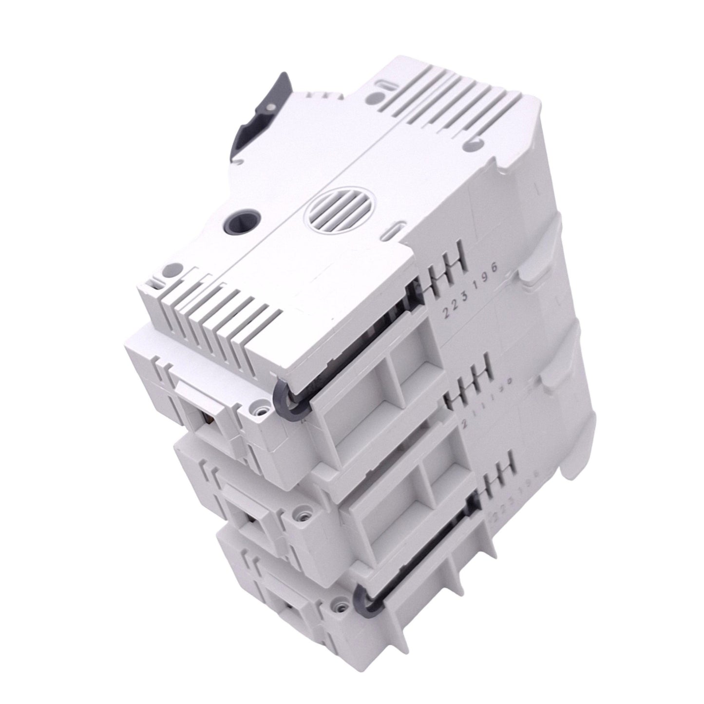 Used Allen Bradley 1492-FB3J60-L Fuse Holder, 3-Pole, 60A 600V, Class J, DIN Rail