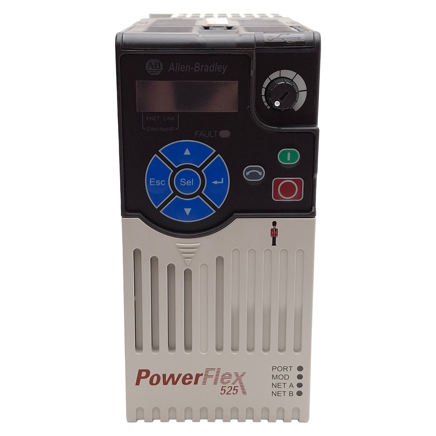 New Allen Bradley 25B-D6P0N104 PowerFlex 525 AC Drive 2.2kW/3HP, 6A, 3Ø 460VAC 500Hz