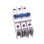 New Allen Bradley 1489-M3C100 Circuit Breaker, 3-Pole 10A, 480Y/277VAC, C-Curve