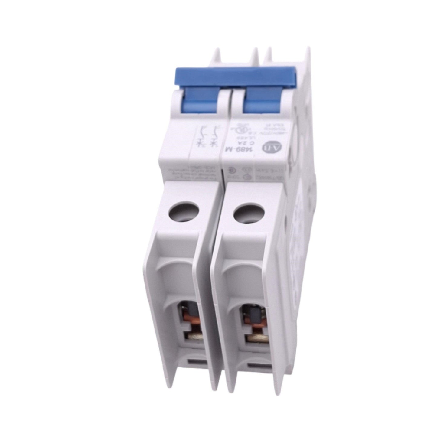 New Allen Bradley 1489-M2C020 Circuit Breaker, 2-Pole 2A, 480Y/277VAC, C-Curve