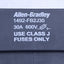 New – Open box Allen Bradley 1492-FB2J30 Fuse Holder 2-Pole, 30A 600V, Class J, DIN Rail