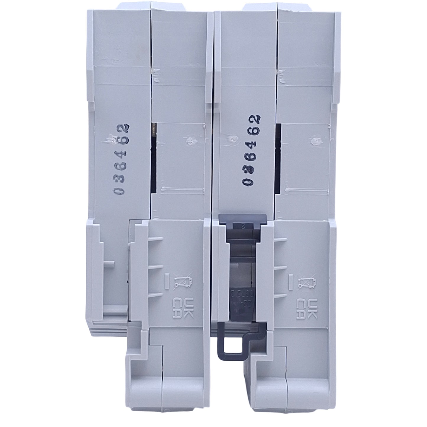 New – Open box Allen Bradley 1492-FB2J30 Fuse Holder 2-Pole, 30A 600V, Class J, DIN Rail