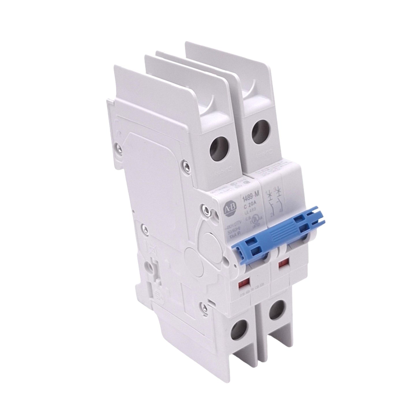 New Allen Bradley 1489-M2C200 Circuit Breaker, 2-Pole 20A, 480Y/277VAC, C-Curve