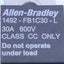 New – Open box Allen Bradley 1492-FB1C30-L Fuse Holder, 1-Pole, Class CC, 30A 600V, DIN Rail