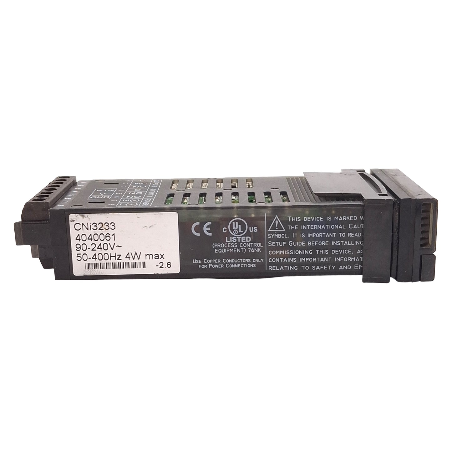 Used Omega CNi3233 Temperature/Process Controller, Relay Output, 90-240VAC, 1/32 DIN