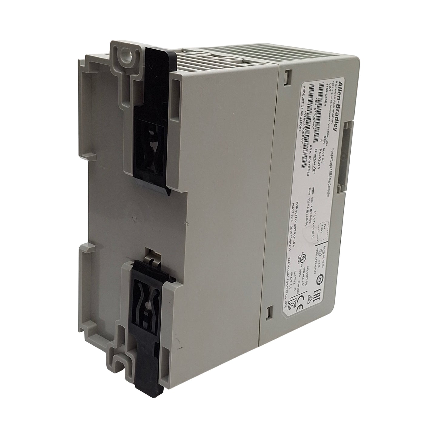 Used Allen Bradley 1769-L30ER Series A CompactLogix PLC Motion Controller, 1MB Memory