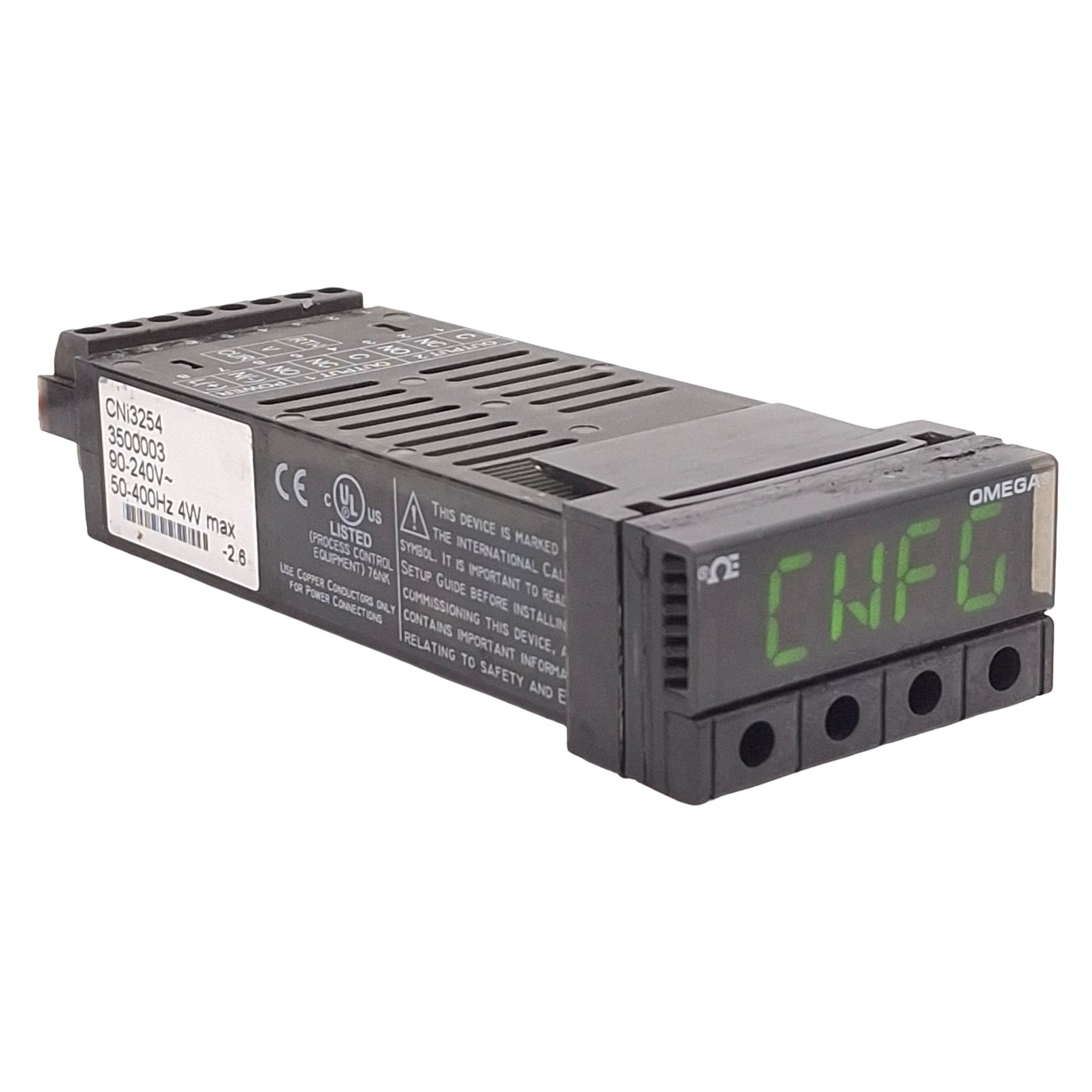 Used Omega CNi3254 Temperature Controller Universal Input 90-240VAC 1/32DIN *Buttons*
