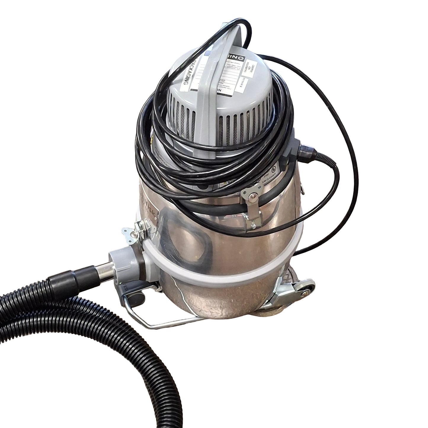 Used Nilfisk GM80 Industrial Clean Room Vacuum Cleaner, HEPA Filter, Straight Nozzle