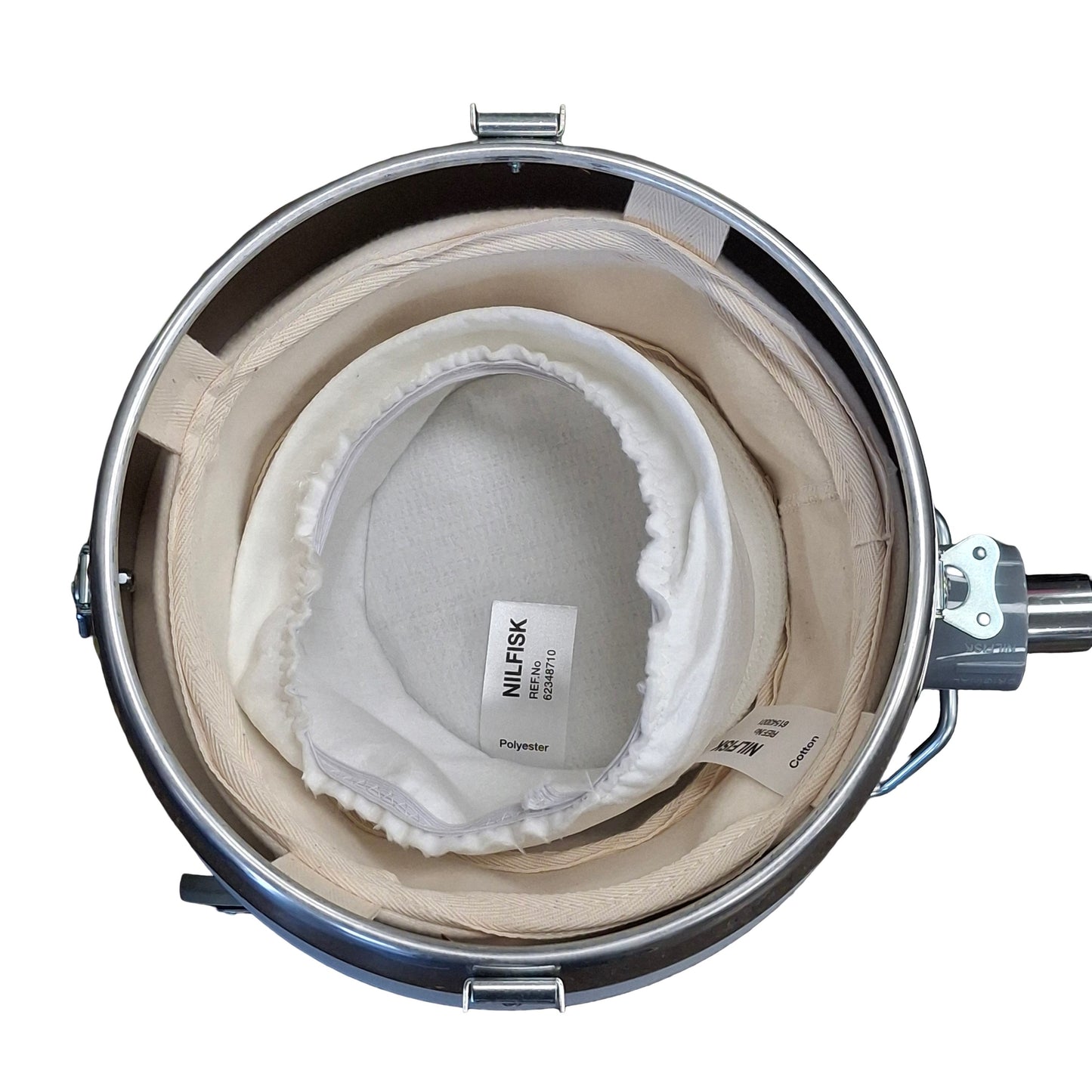 Used Nilfisk GM80 Industrial Clean Room Vacuum Cleaner, HEPA Filter, Straight Nozzle